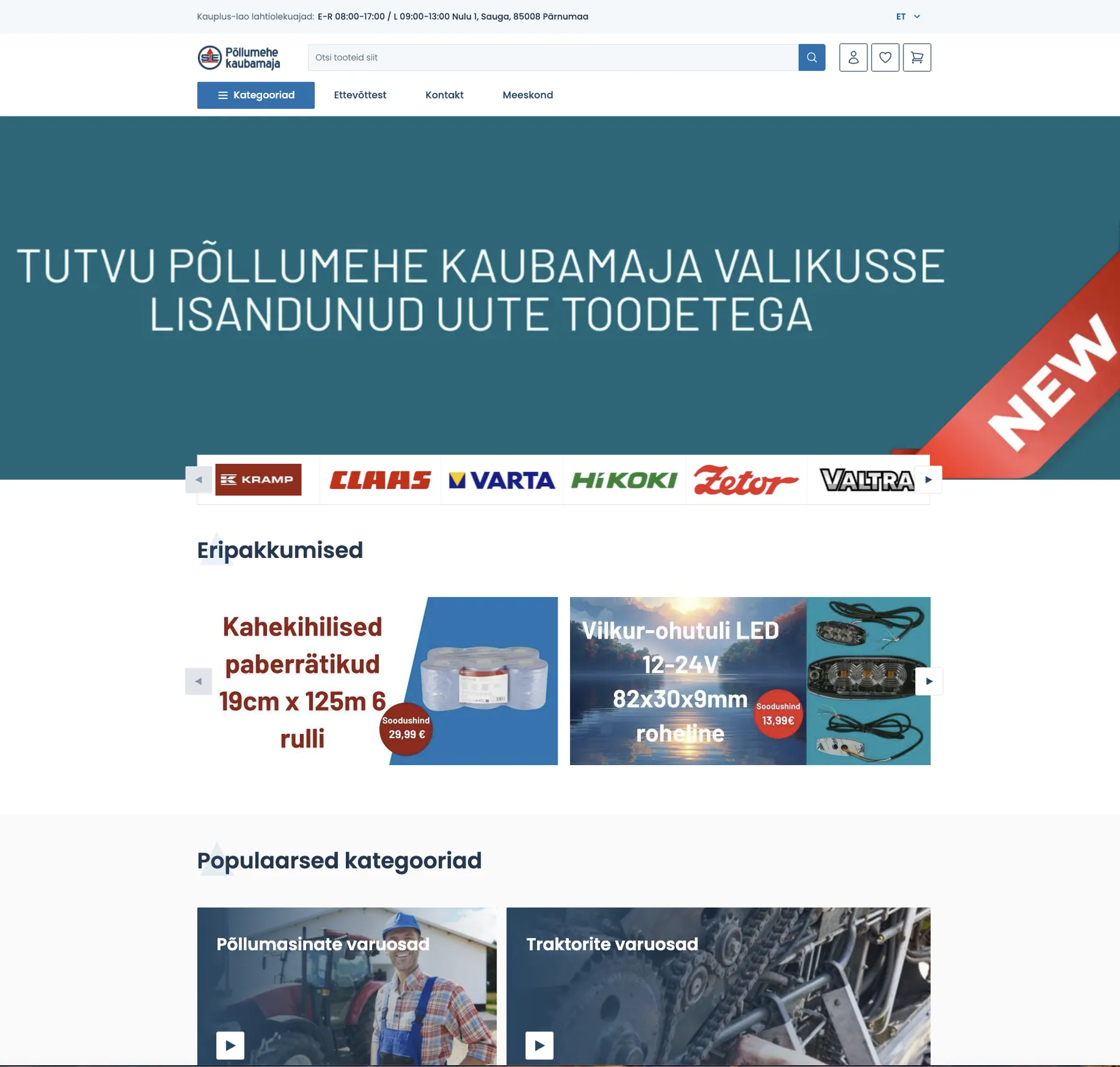 Põllumehe Kaubamaja storefront